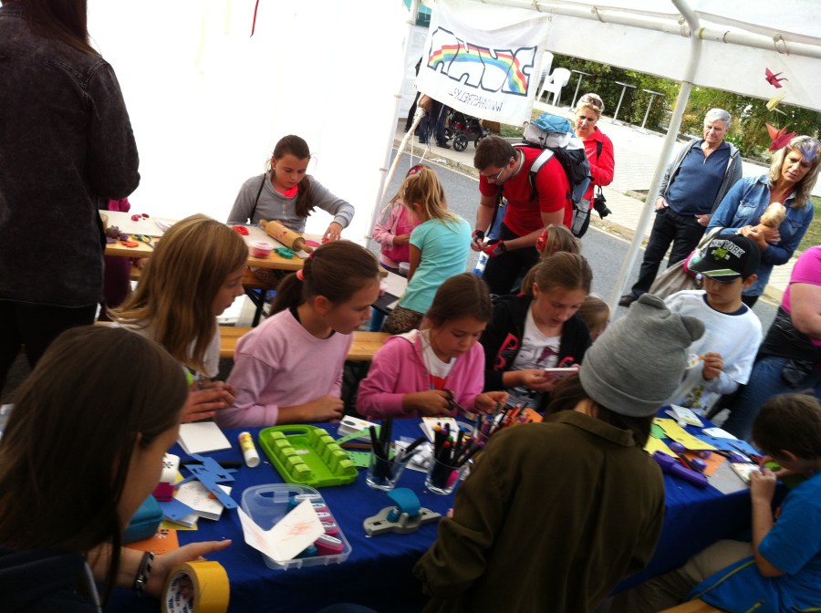 Duha Střelka na Modřanském jarmarku